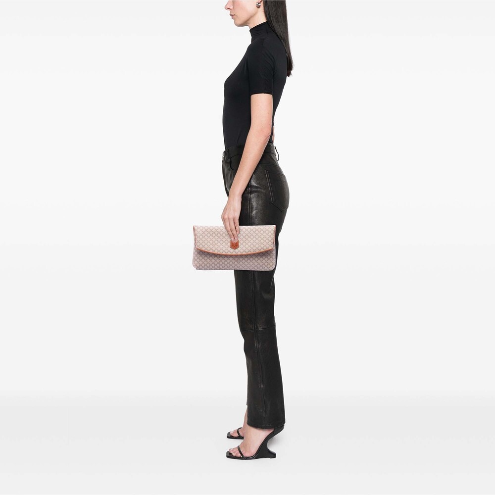 Pre-Loved Celine Macadam Coated Canvas Clutch - Picture 6 of 6
